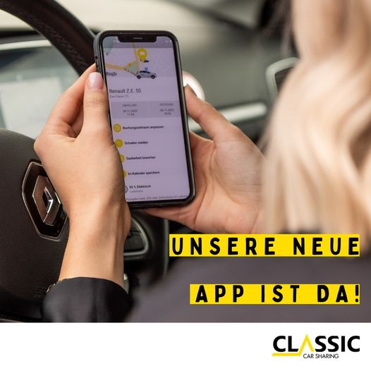 CLASSIC Car Sharing - App